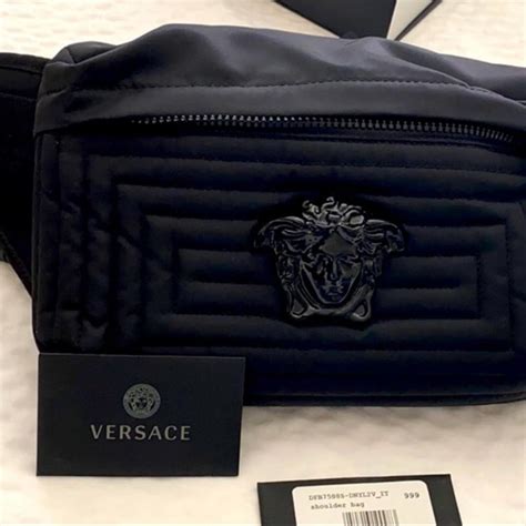 versace fanny pack red|Versace tribute belt bag.